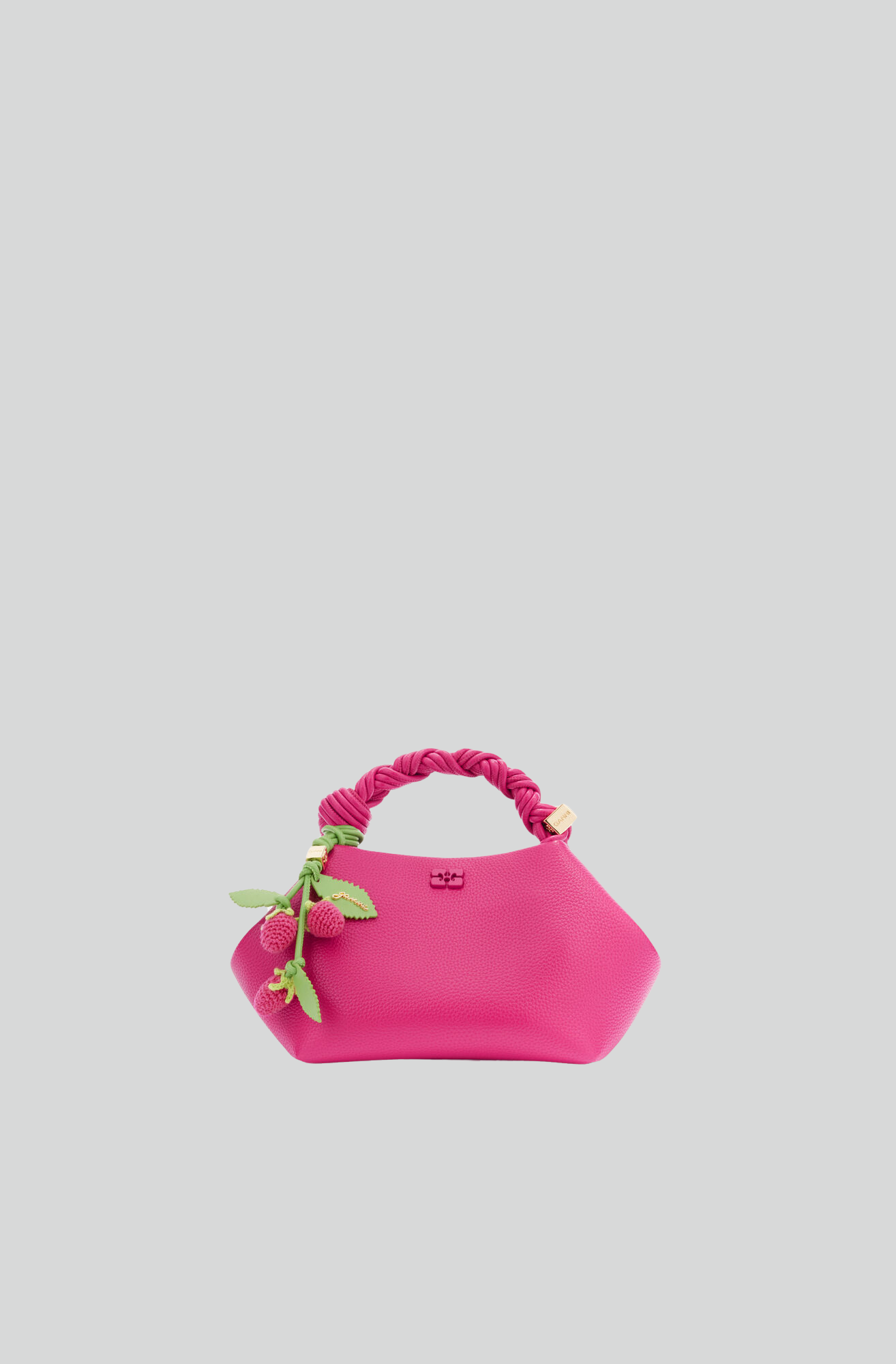 RASPBERRY FLOWER BAG CHARM