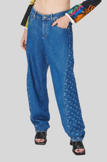 Load image into Gallery viewer, DEADSTOCK DENIM STRAIGHT LEG PANTS
