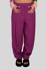 Load image into Gallery viewer, SUMMER SUITING RELAXED PLEATED PANTS
