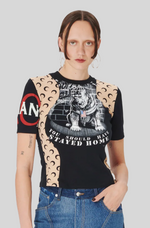 Load image into Gallery viewer, REGENERATED GRAPHIC T-SHIRT BABY FIT T-SHIRT
