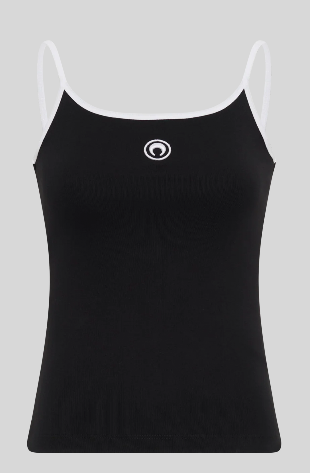 MOON LOGO RIBBED JERSEY TANK TOP