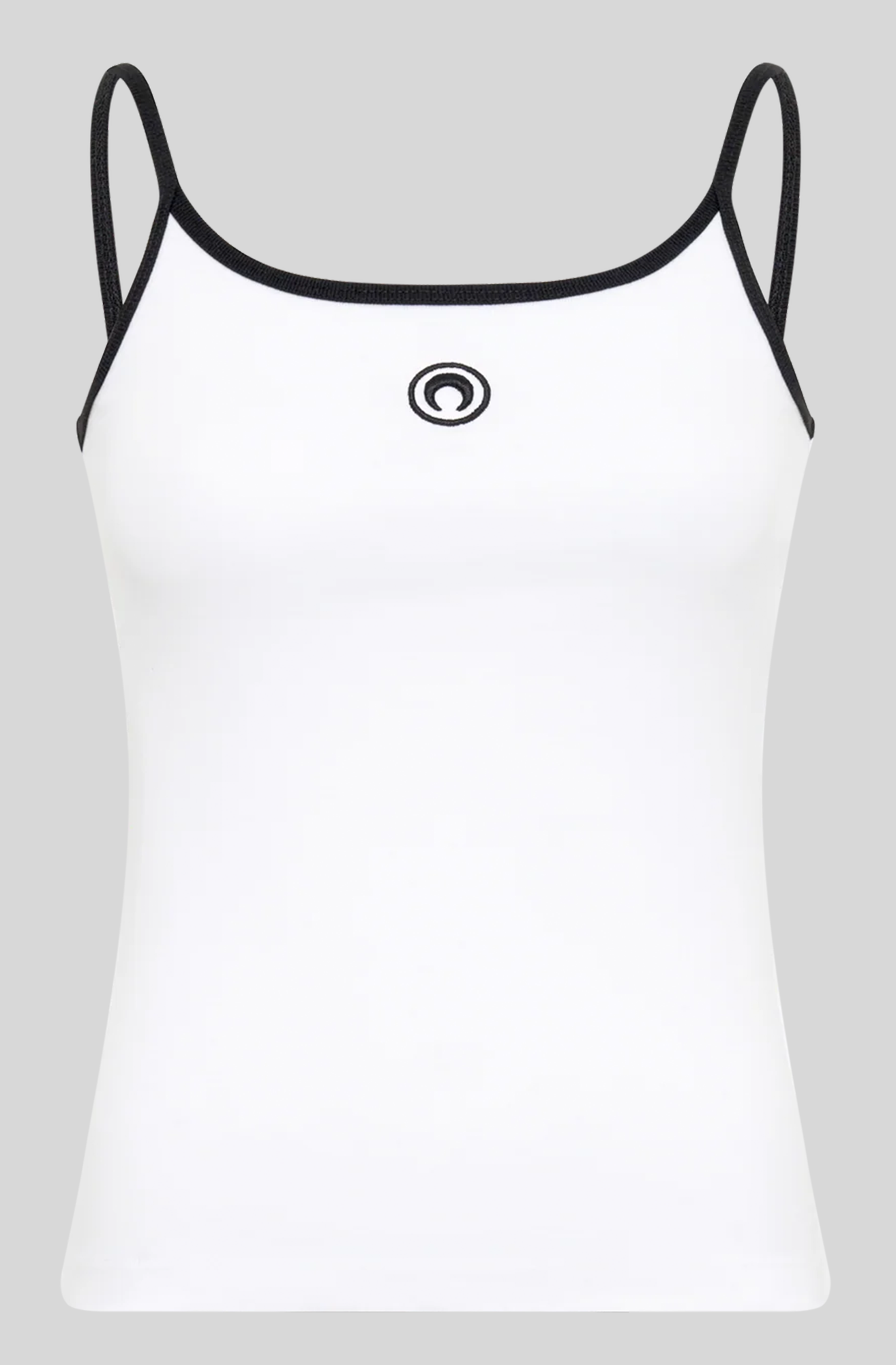 MOON LOGO RIBBED JERSEY TANK TOP