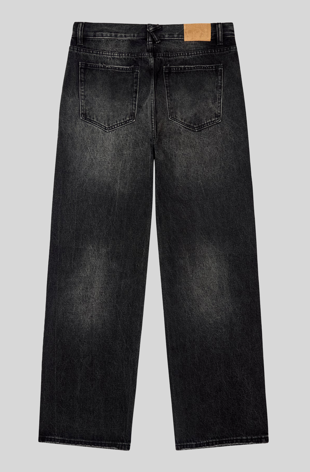 RHINESTONE FACE JEAN