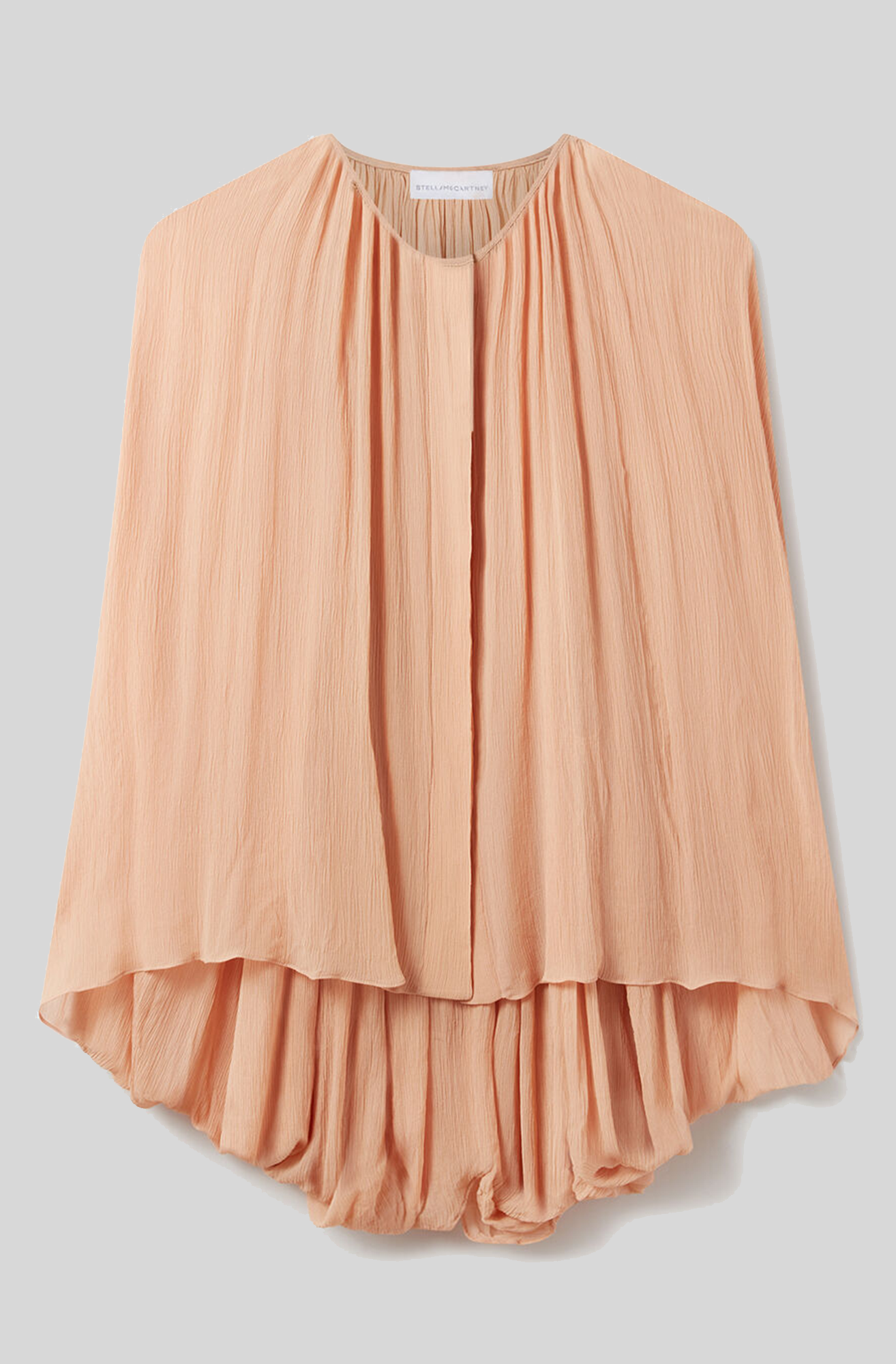 PLEATED CAPE SLEEVE TOP