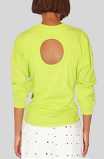Load image into Gallery viewer, LONG SLEEVE JERSEY TOP WITH CUT-OUT

