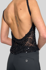 Load image into Gallery viewer, CROCHET SEQUIN TOP
