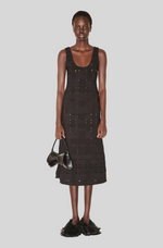 Load image into Gallery viewer, WEAVED FITTED TANK DRESS
