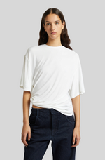 Load image into Gallery viewer, SIDE COWL WAIST TEE
