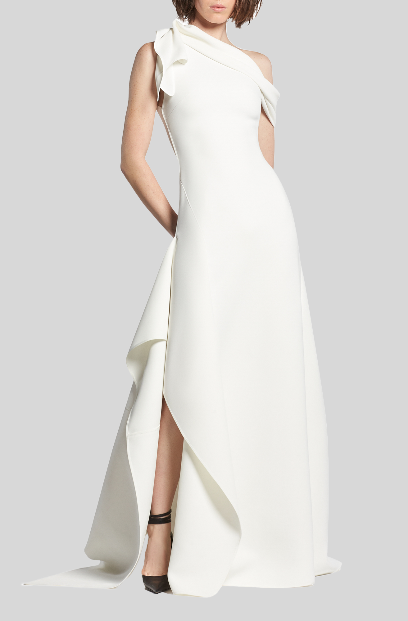 Maticevski Rigorous Gown in White Maticevski Bridal Evening wear ELLEPTYLTD