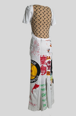 Load image into Gallery viewer, REGENERATED GRAPHIC T-SHIRT MAXI DRESS
