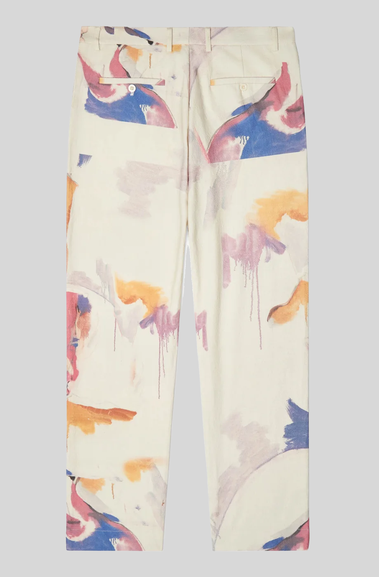 PAINTING PRINTED SUIT BOTTOMS