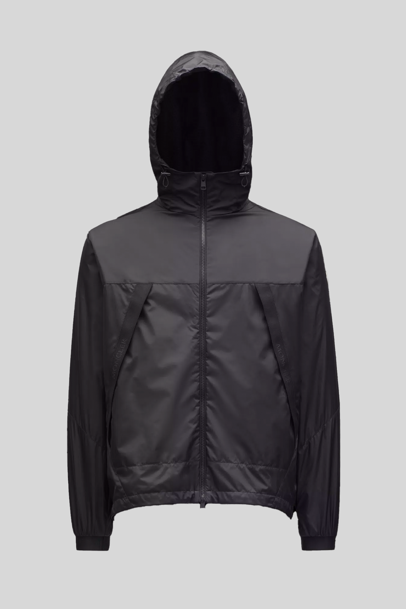 Moncler Valery Giubotto Jacket in Black Moncler Black Raincoat Windbreaker Jacket ELLEPTYLTD