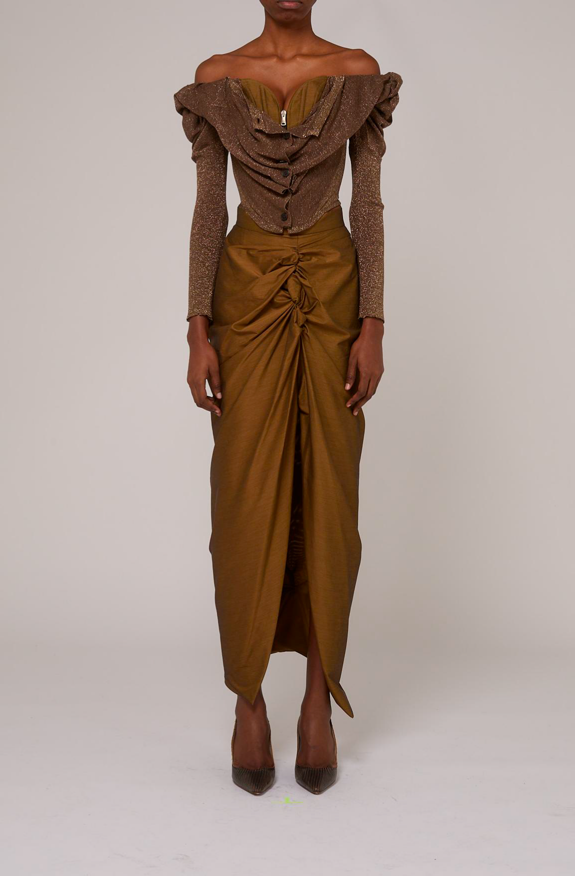 LONG PANTHER SKIRT