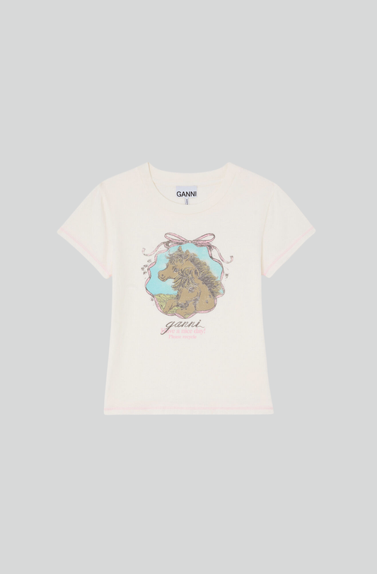BABY FIT TSHIRT WITH HORSES