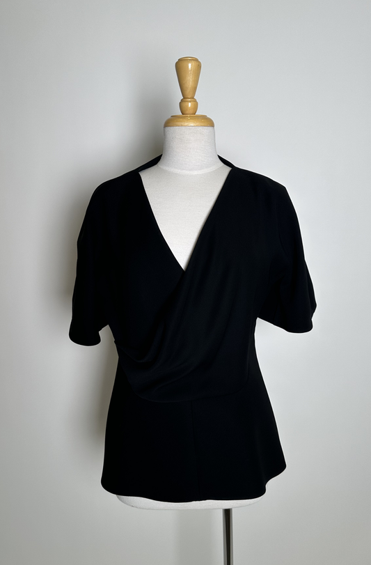 BALENCIAGA DRAPED WRAP TOP