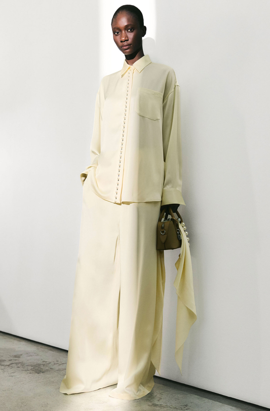 OVERSIZED SATIN TROUSERS