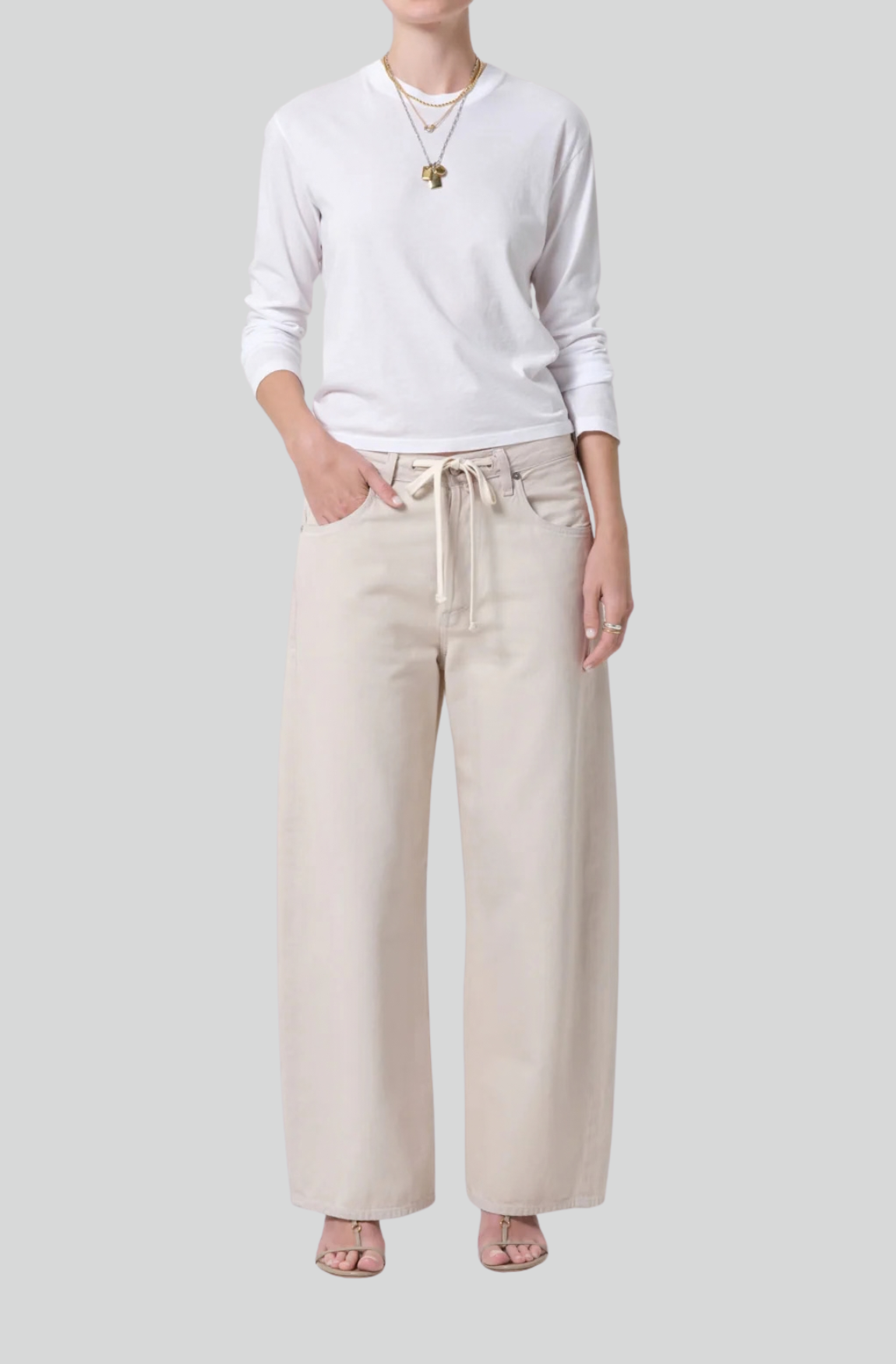 SABINE CROPPED LONG SLEEVE TOP
