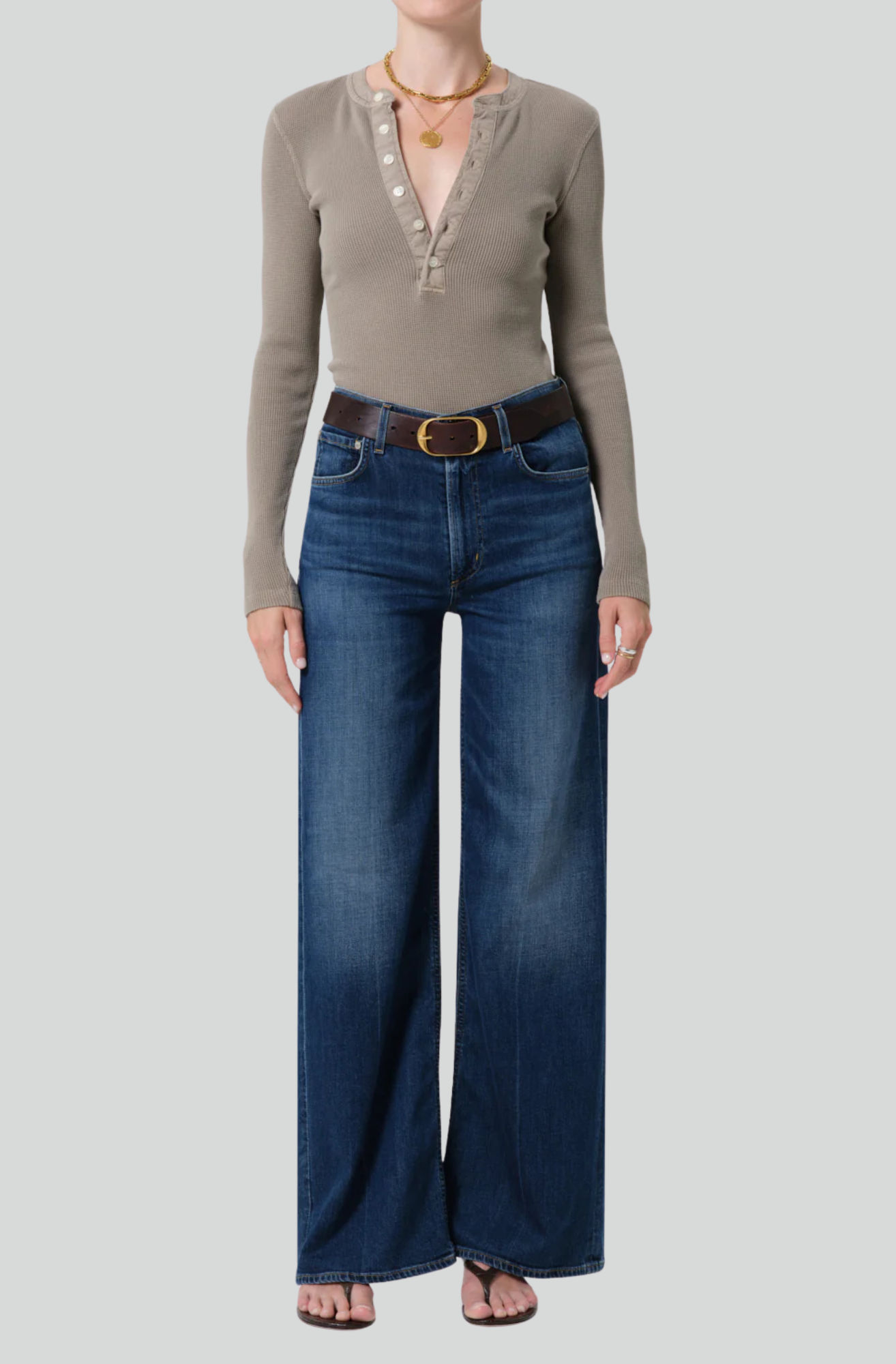 LYRA LONG WIDE LEG ELM