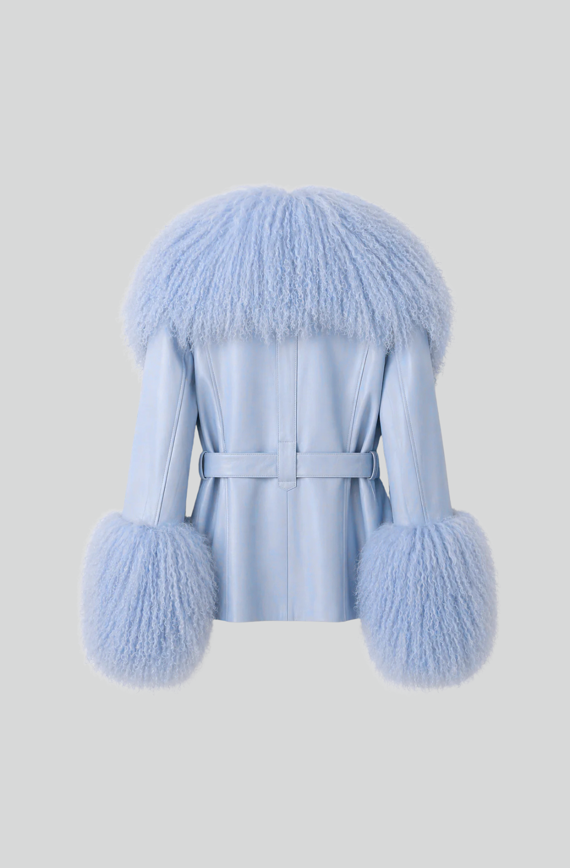 BETTY LEATHER JACKET BLU