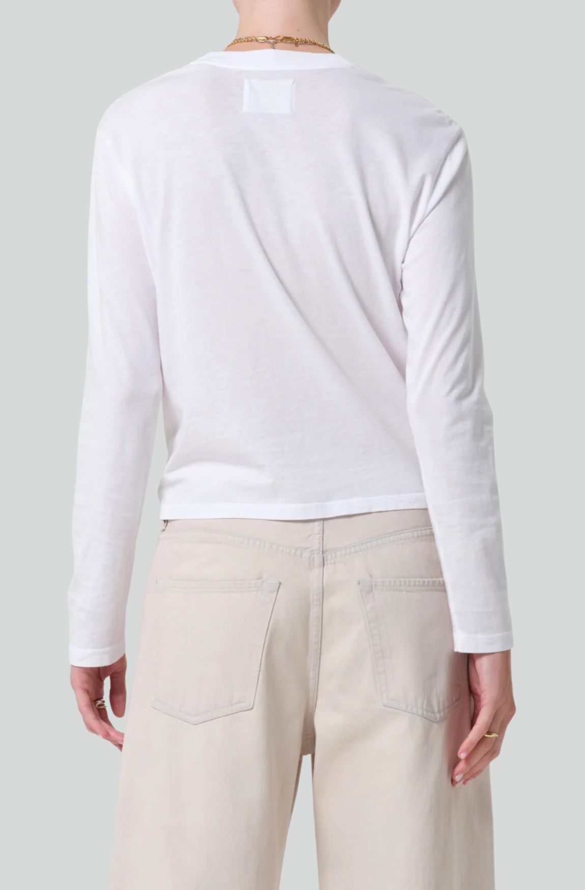 SABINE CROPPED LONG SLEEVE TOP