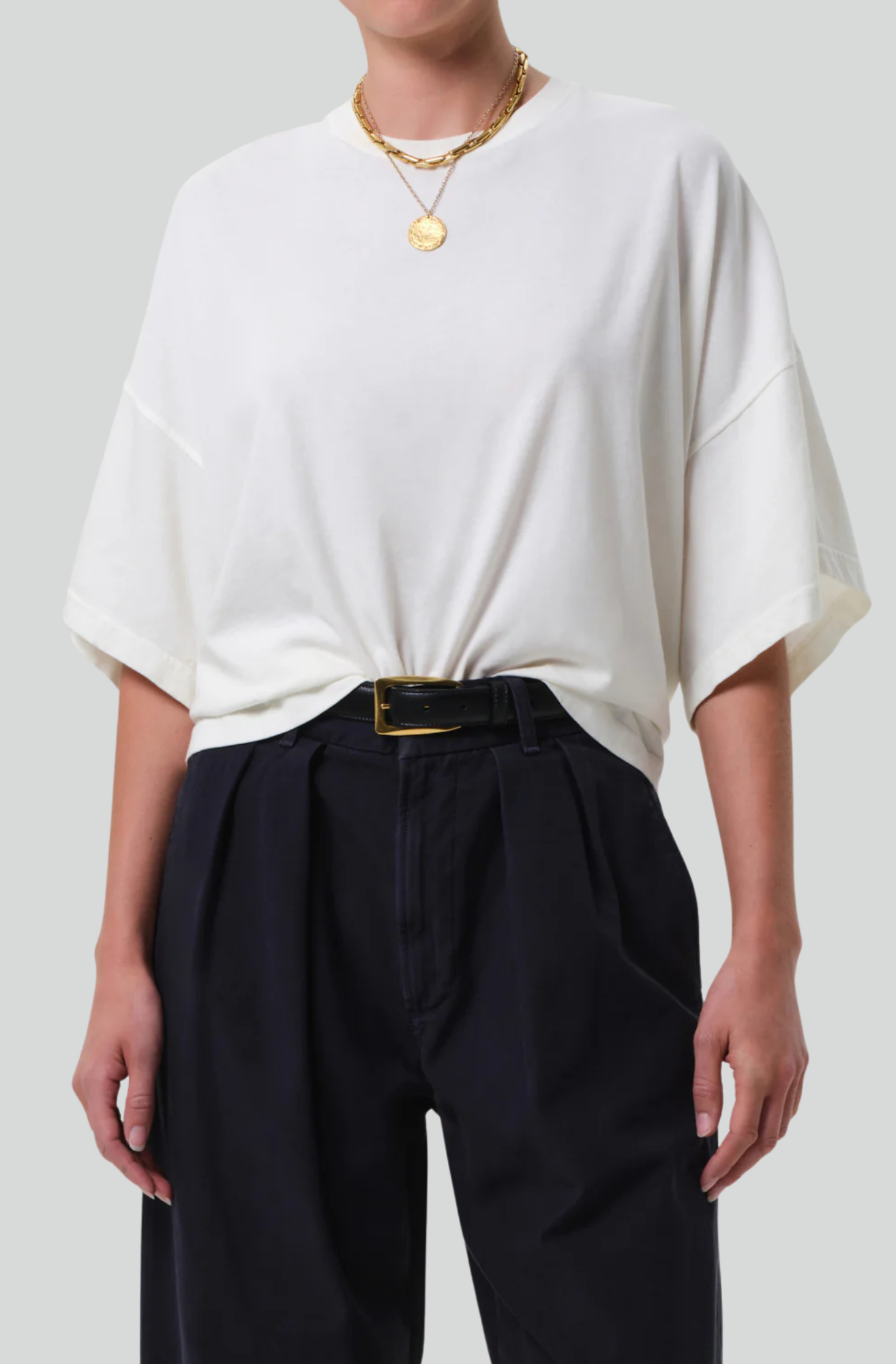 CAPE TEE - OFF WHITE