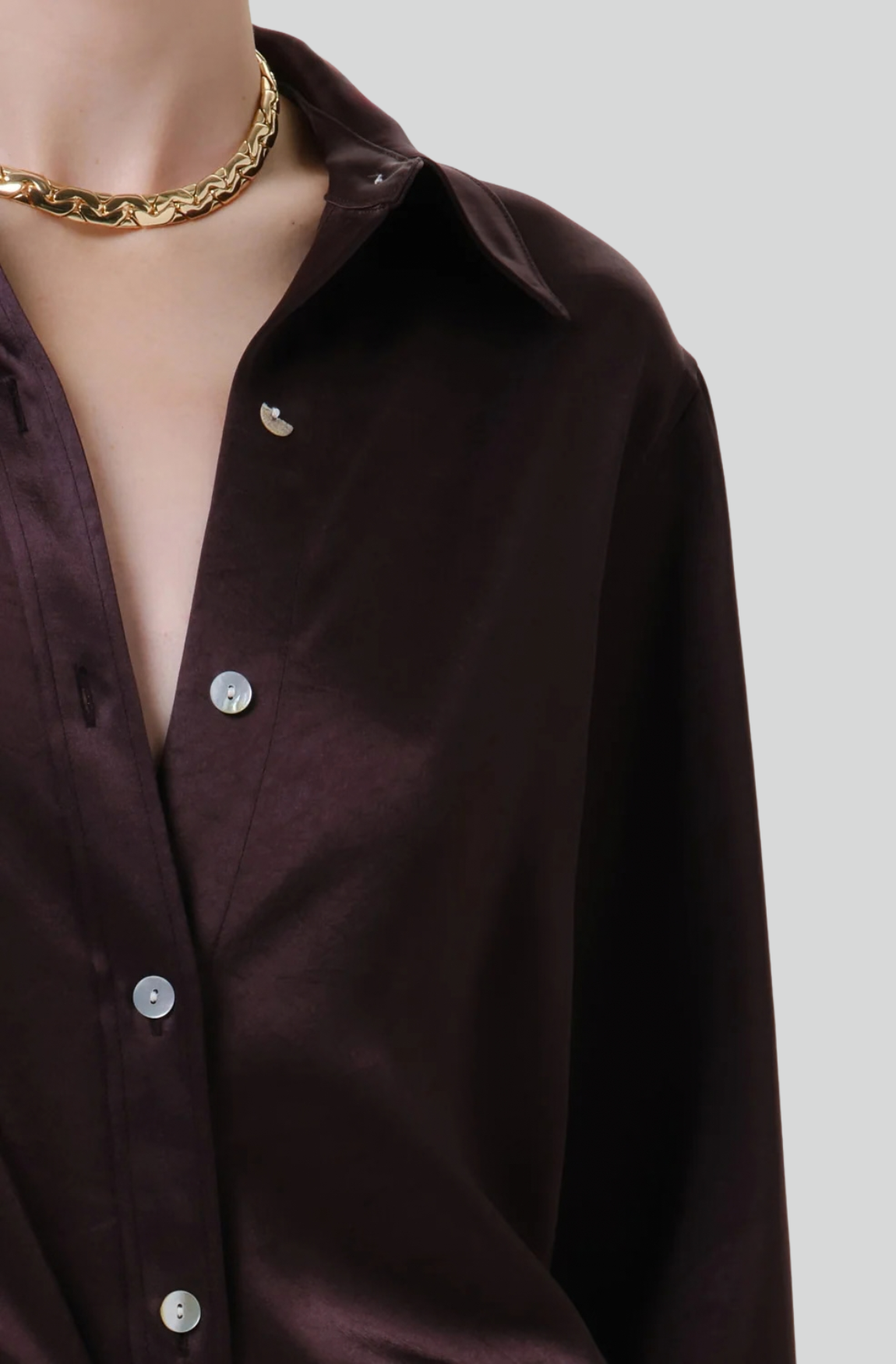 TULLAH SHIRT IN ESPRESSO