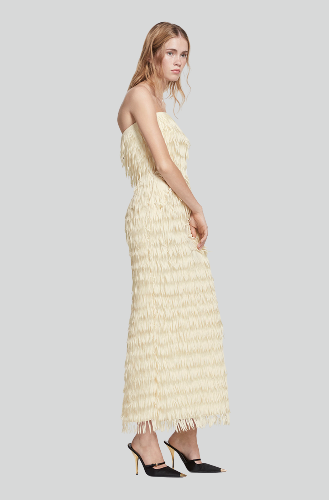MARIGOLD FRINGE DRESS
