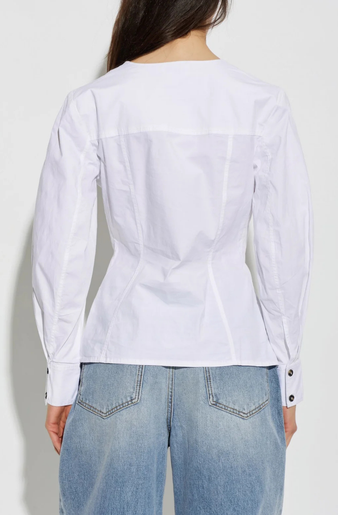 STRETCH COTTON LONG SLEEVE SHIRT