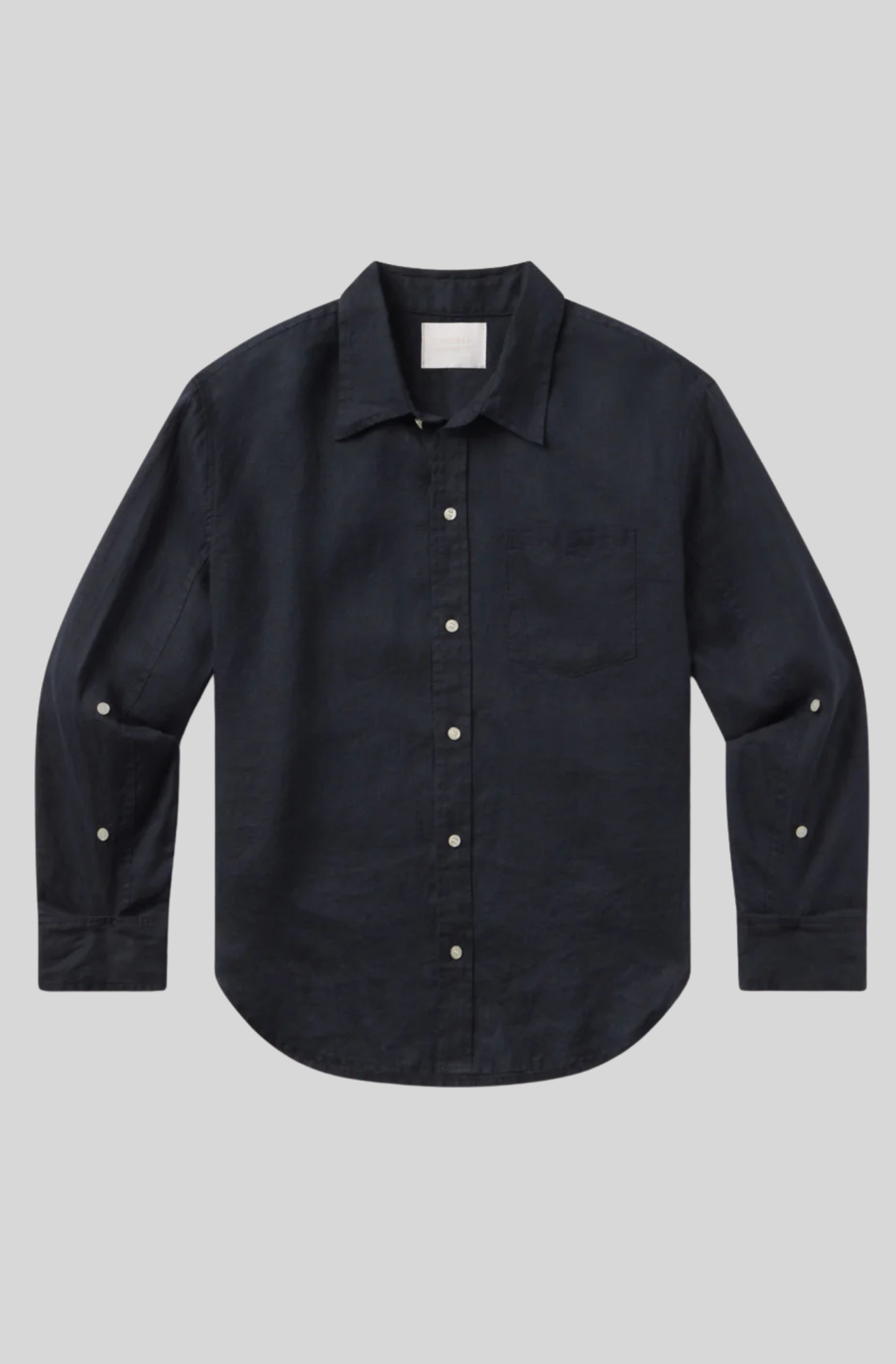 KAYLA SHRUNKEN LINEN SHIRT