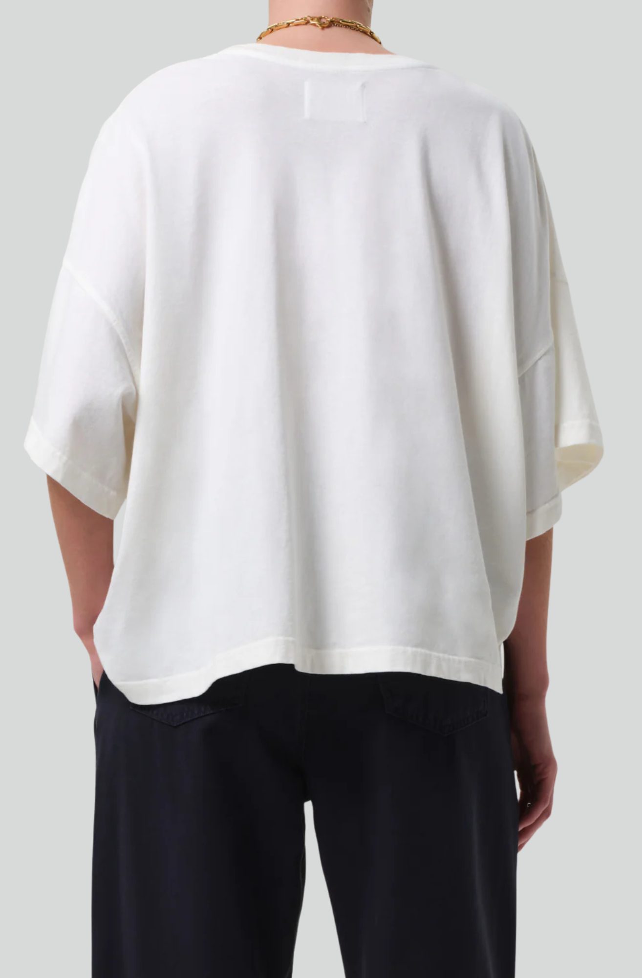 CAPE TEE - OFF WHITE