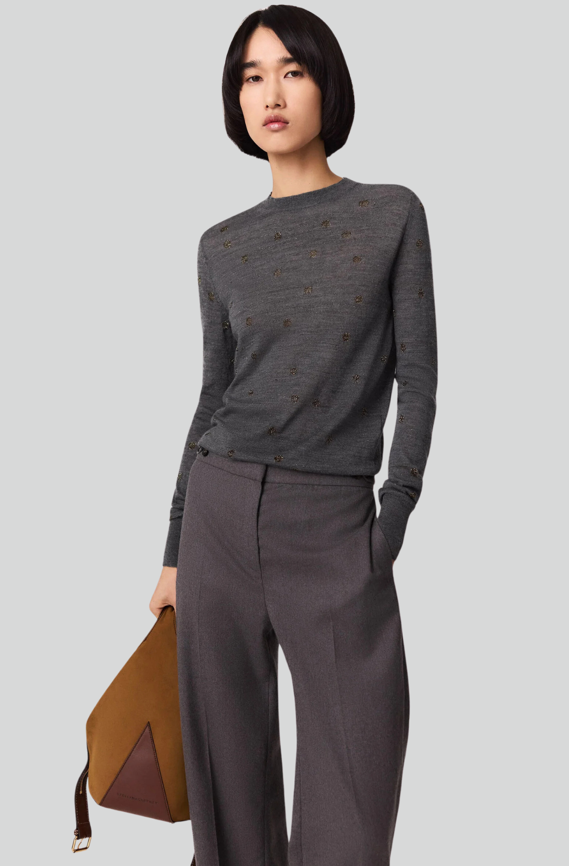 POLKA DOT KNIT SWEATER