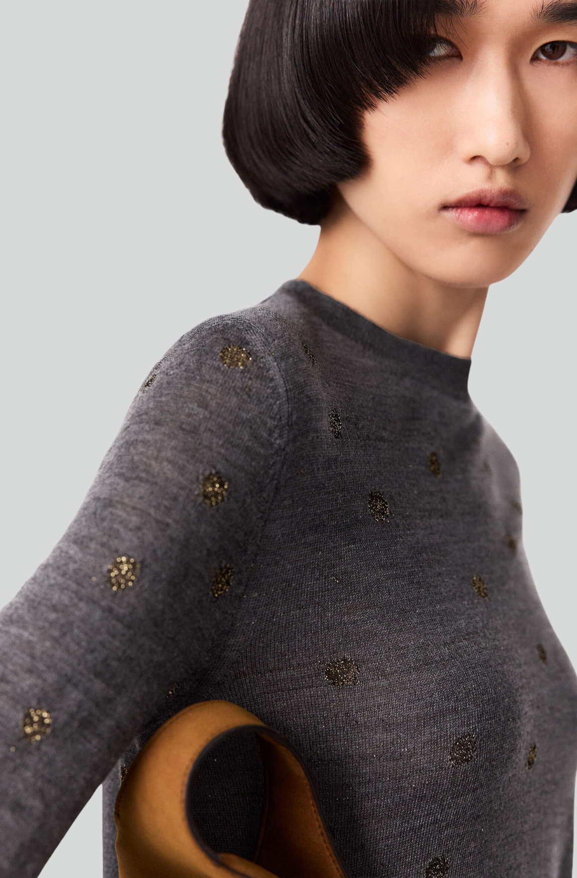 POLKA DOT KNIT SWEATER