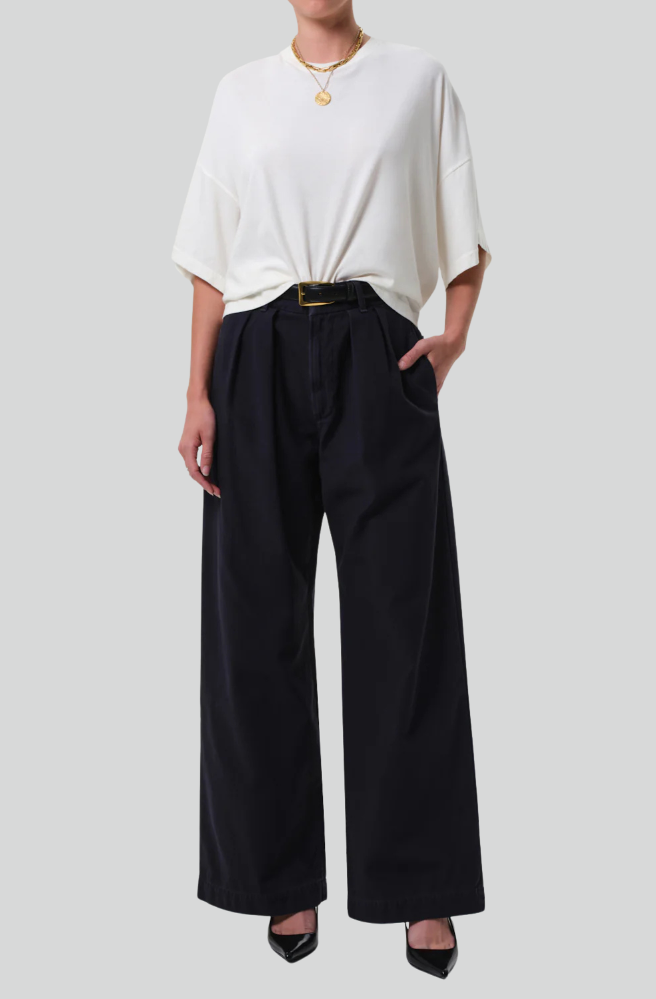 CAPE TEE - OFF WHITE