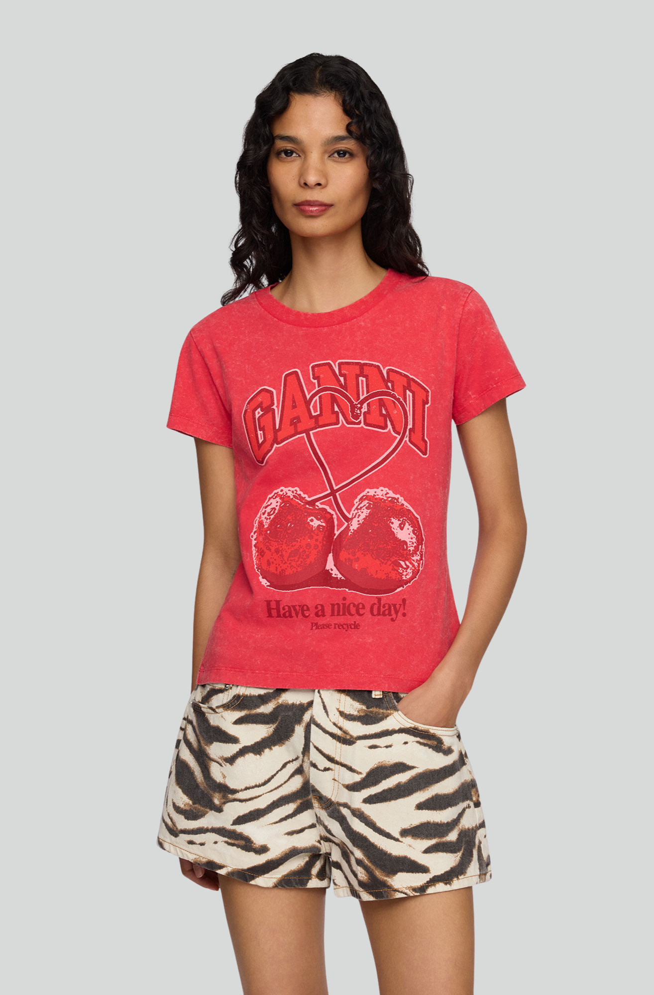 BABY FIT CHERRY HIGH RISK RED