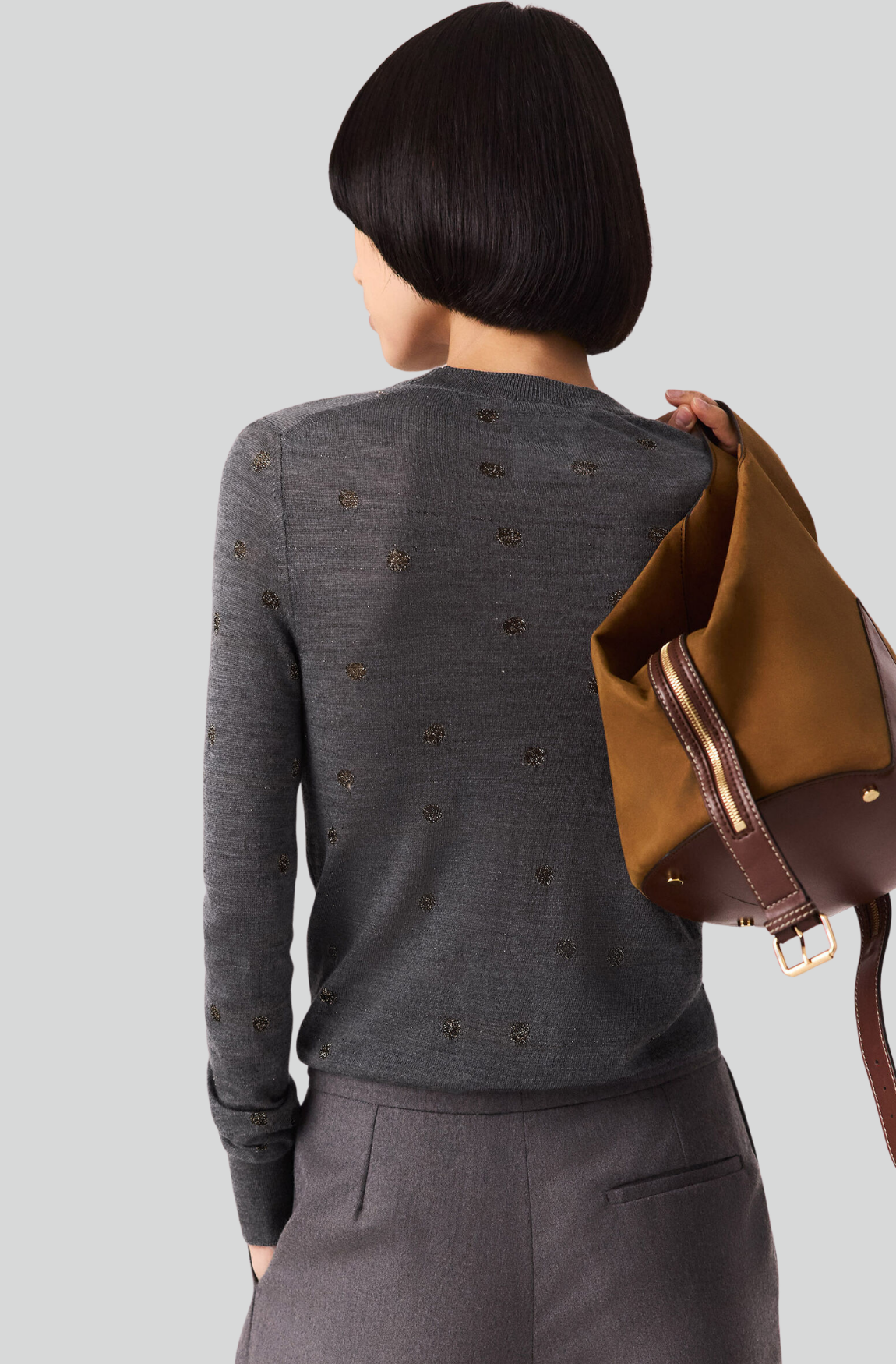 POLKA DOT KNIT SWEATER
