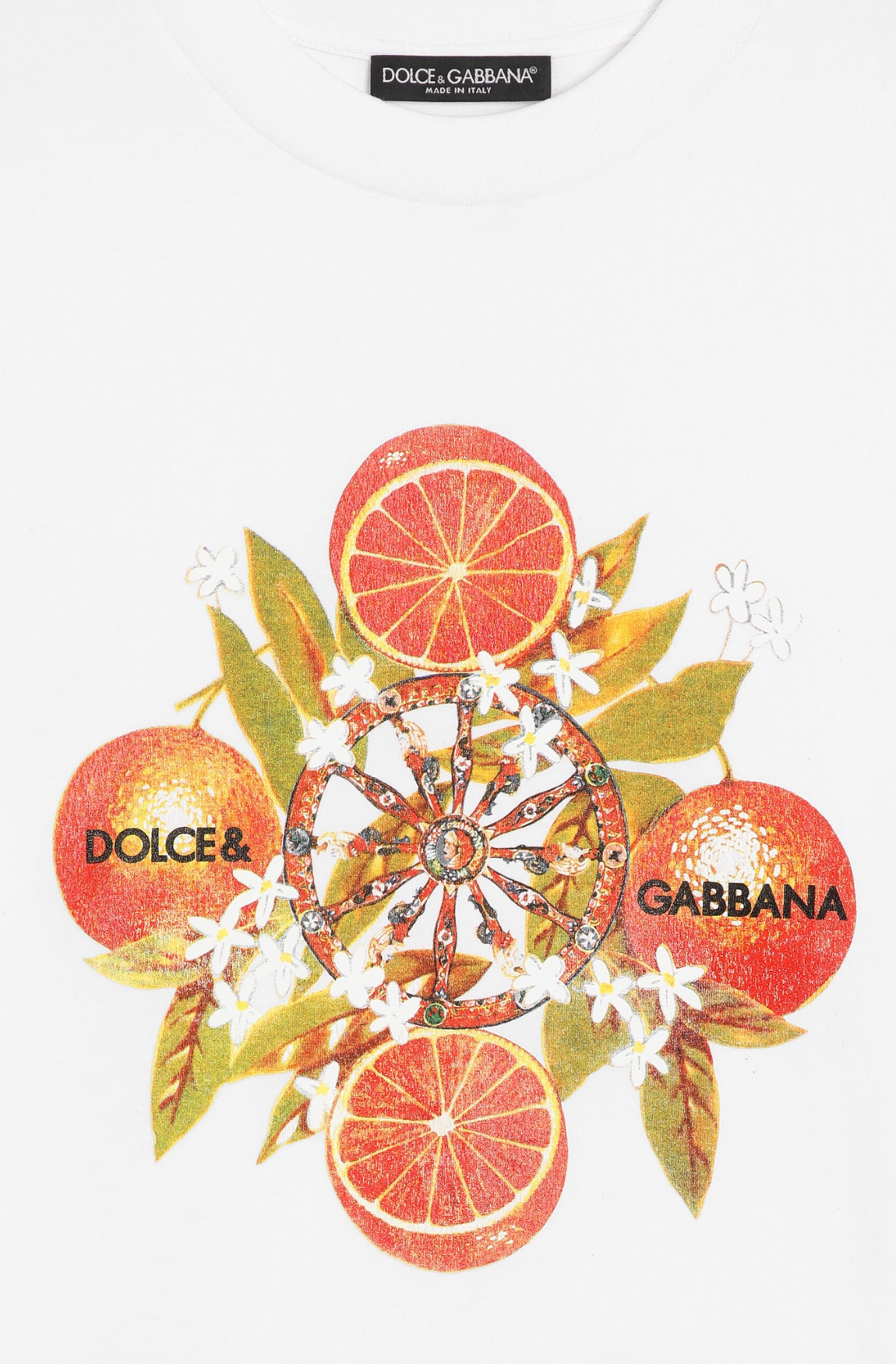 FRUIT PRINT JERSEY T-SHIRT