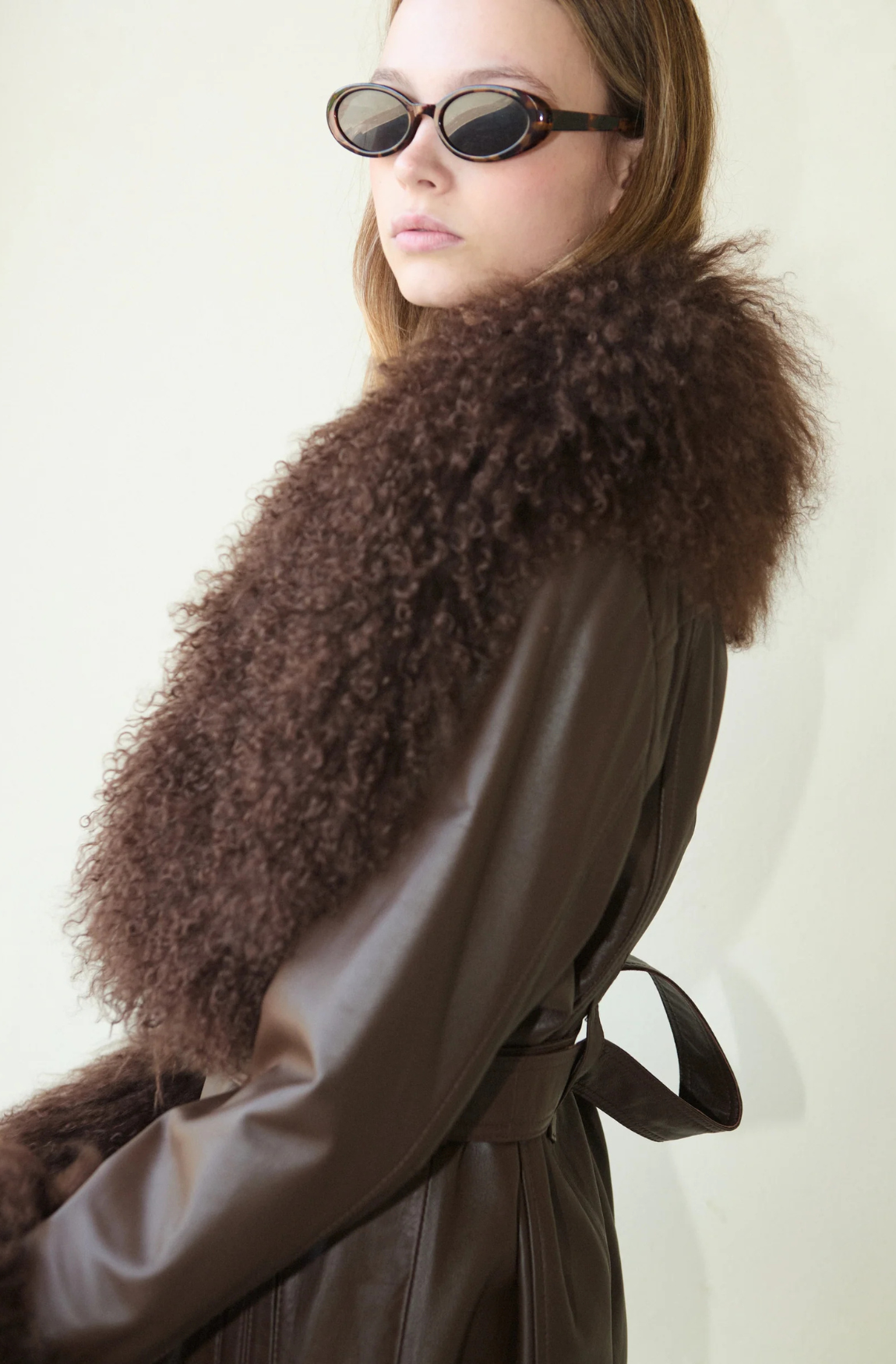 BETTY LEATHER JACKET CHOCOLATE