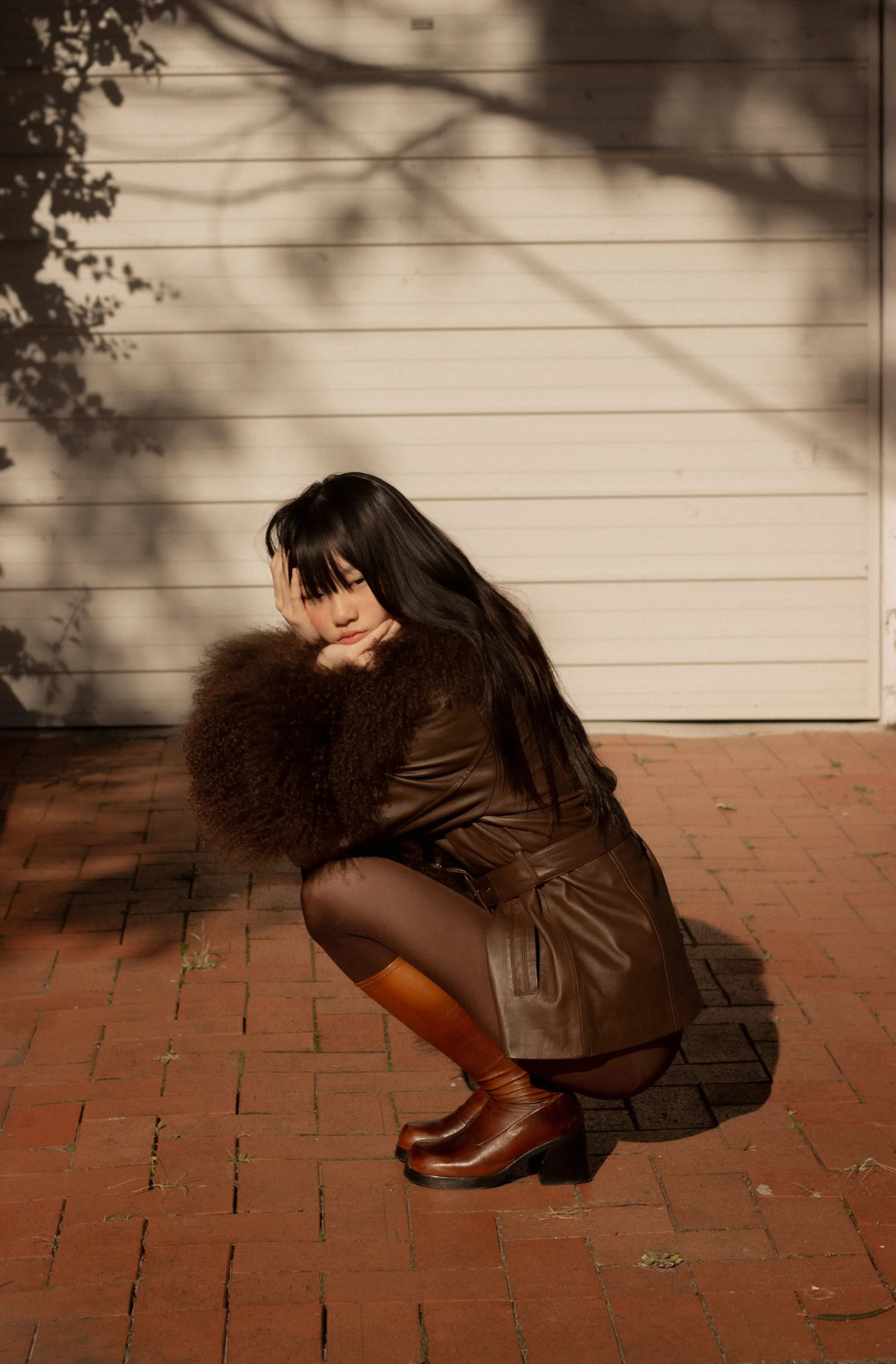 BETTY LEATHER JACKET CHOCOLATE
