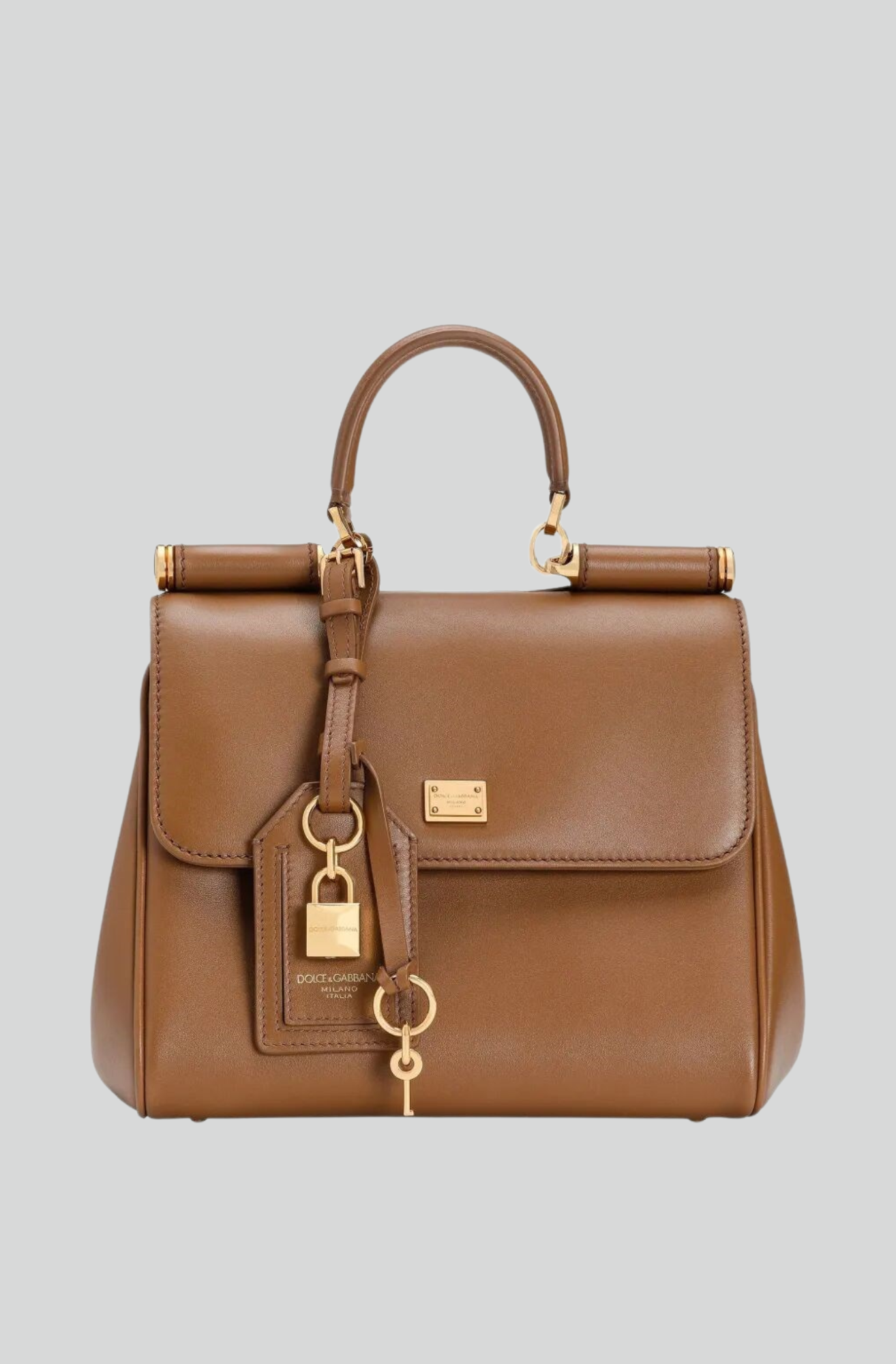 SMALL MY SICILY HANDBAG IN PLONGÉ CALFSKIN