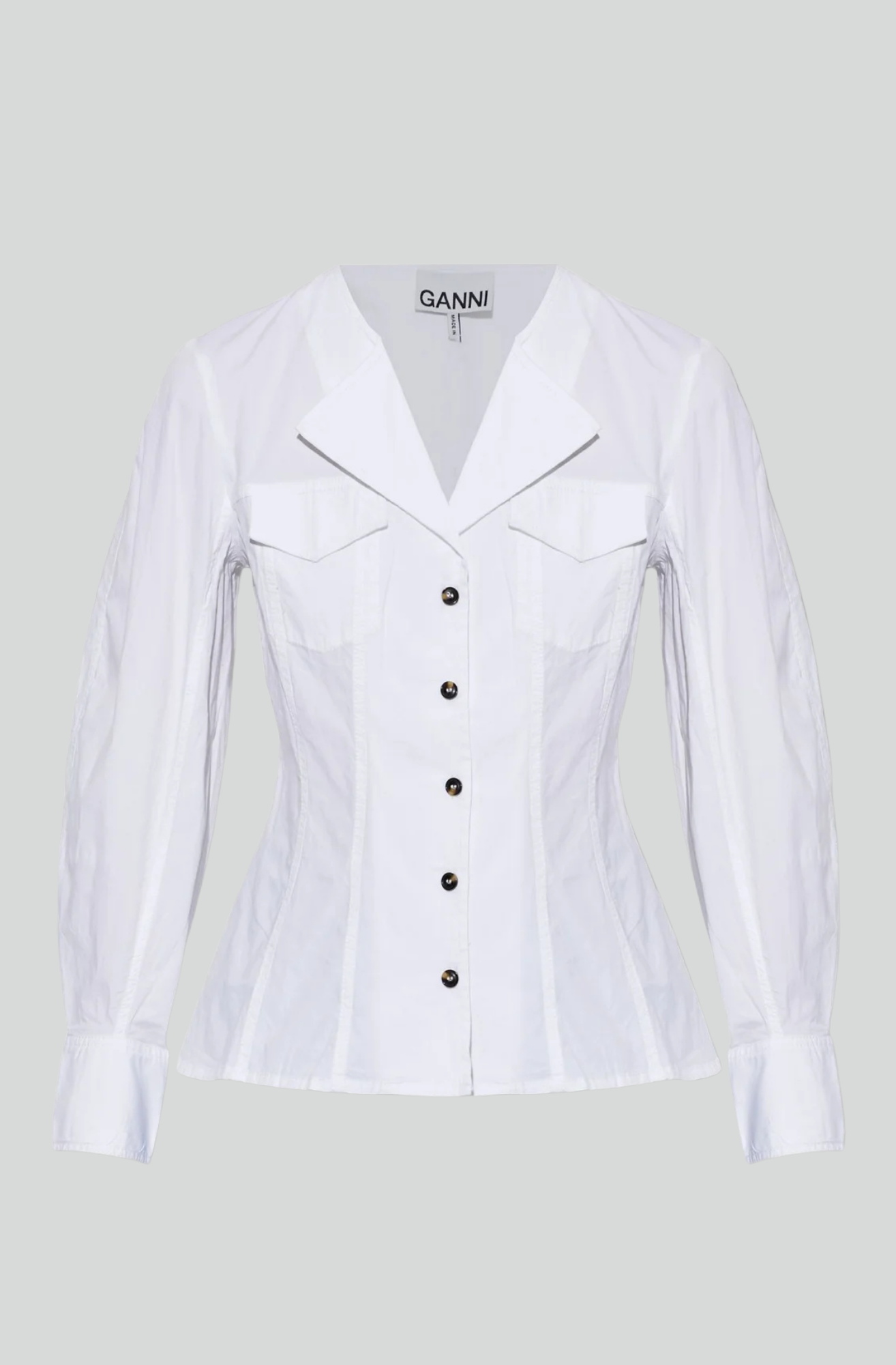 STRETCH COTTON LONG SLEEVE SHIRT