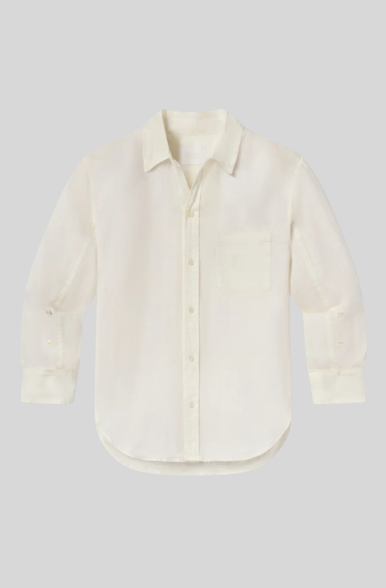 KAYLA SHRUNKEN LINEN SHIRT