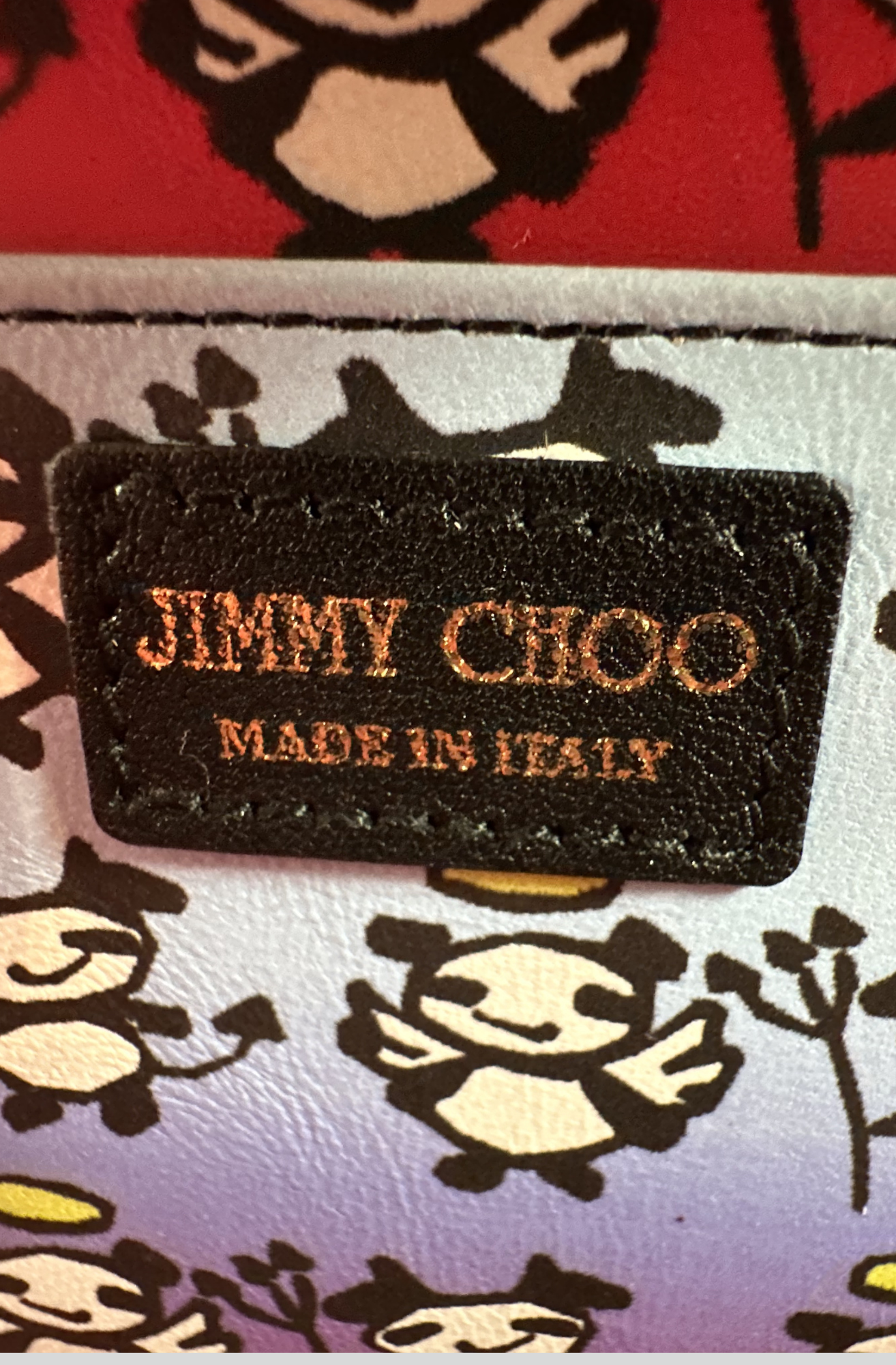 JIMMY CHOO X ROB PRUITT COLLAB - SPRINKLE CLUTCH