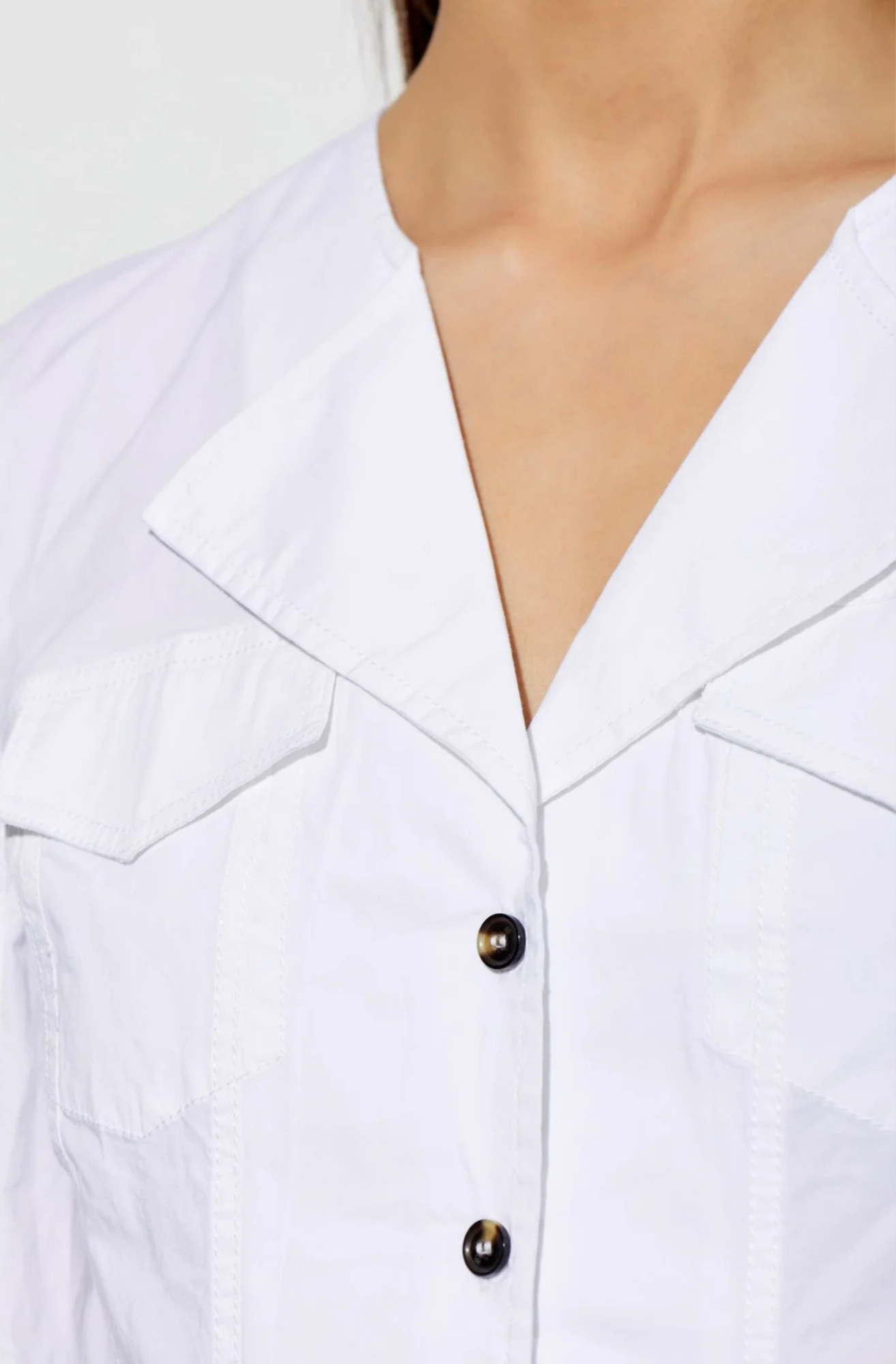 STRETCH COTTON LONG SLEEVE SHIRT