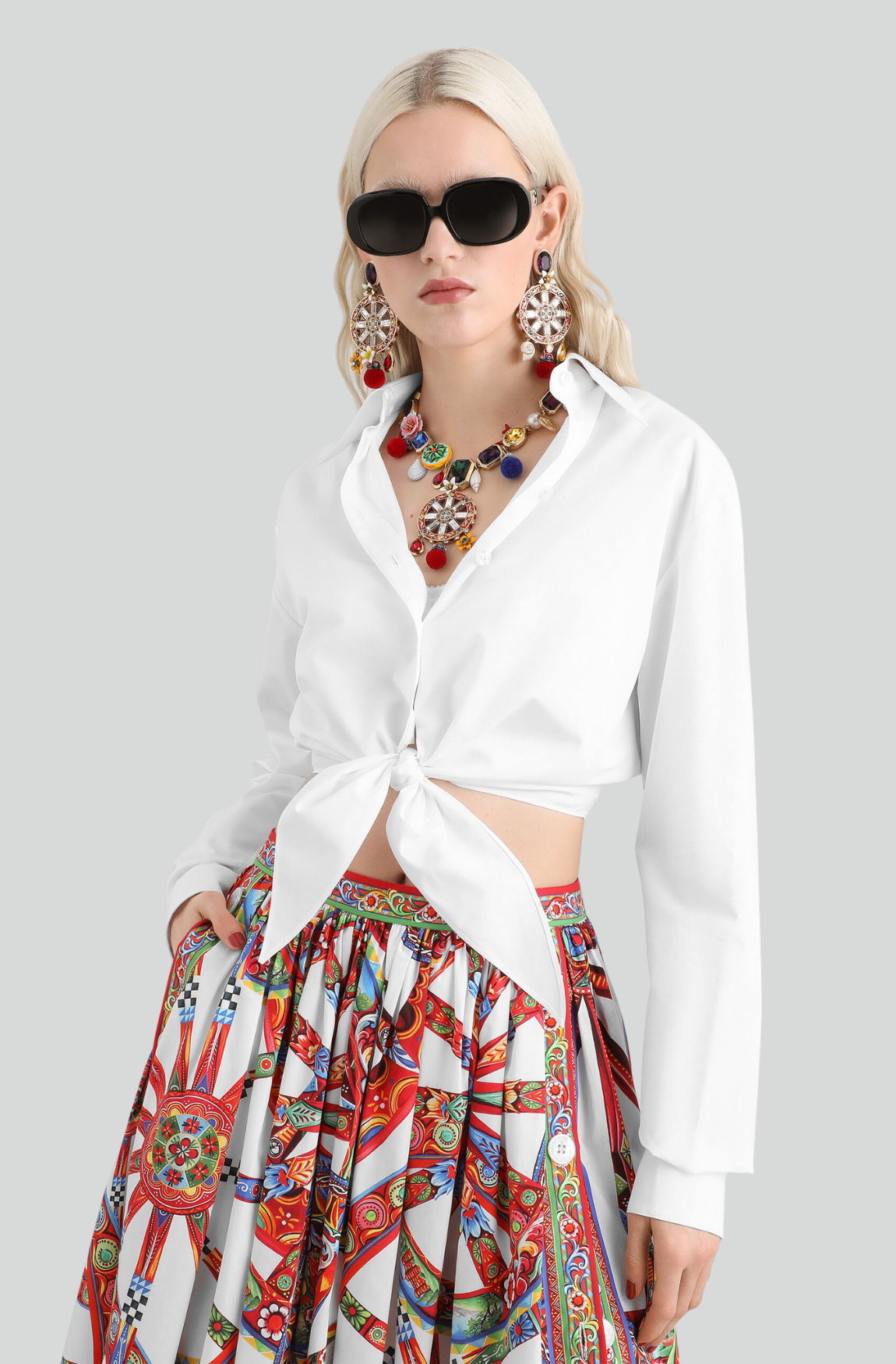 COTTON POPLIN SHIRT