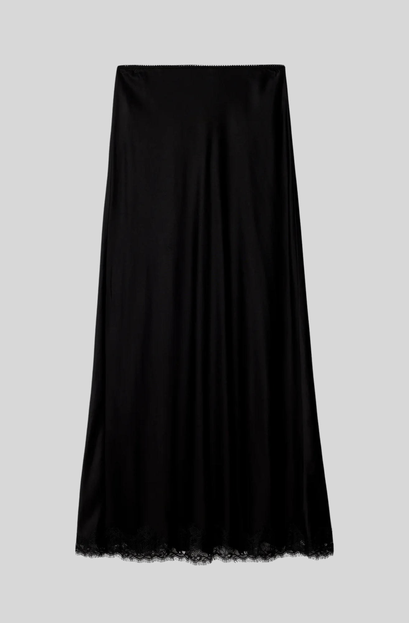 STASSIE SATIN MIDI SKIRT