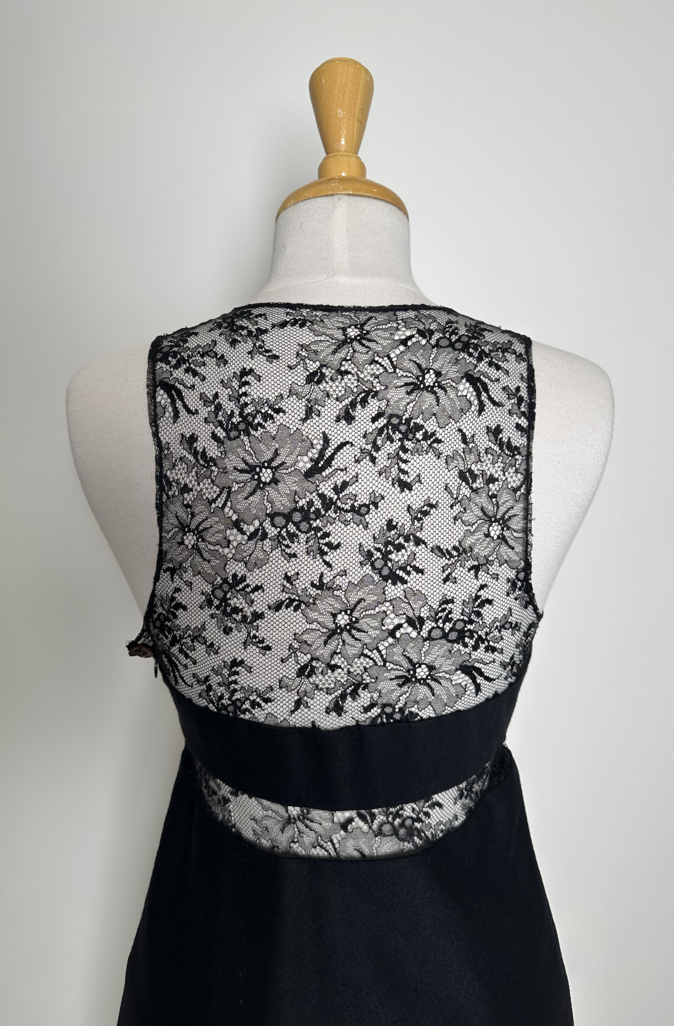 VANESSA BRUNO LACE TRIM SLIP DRESS
