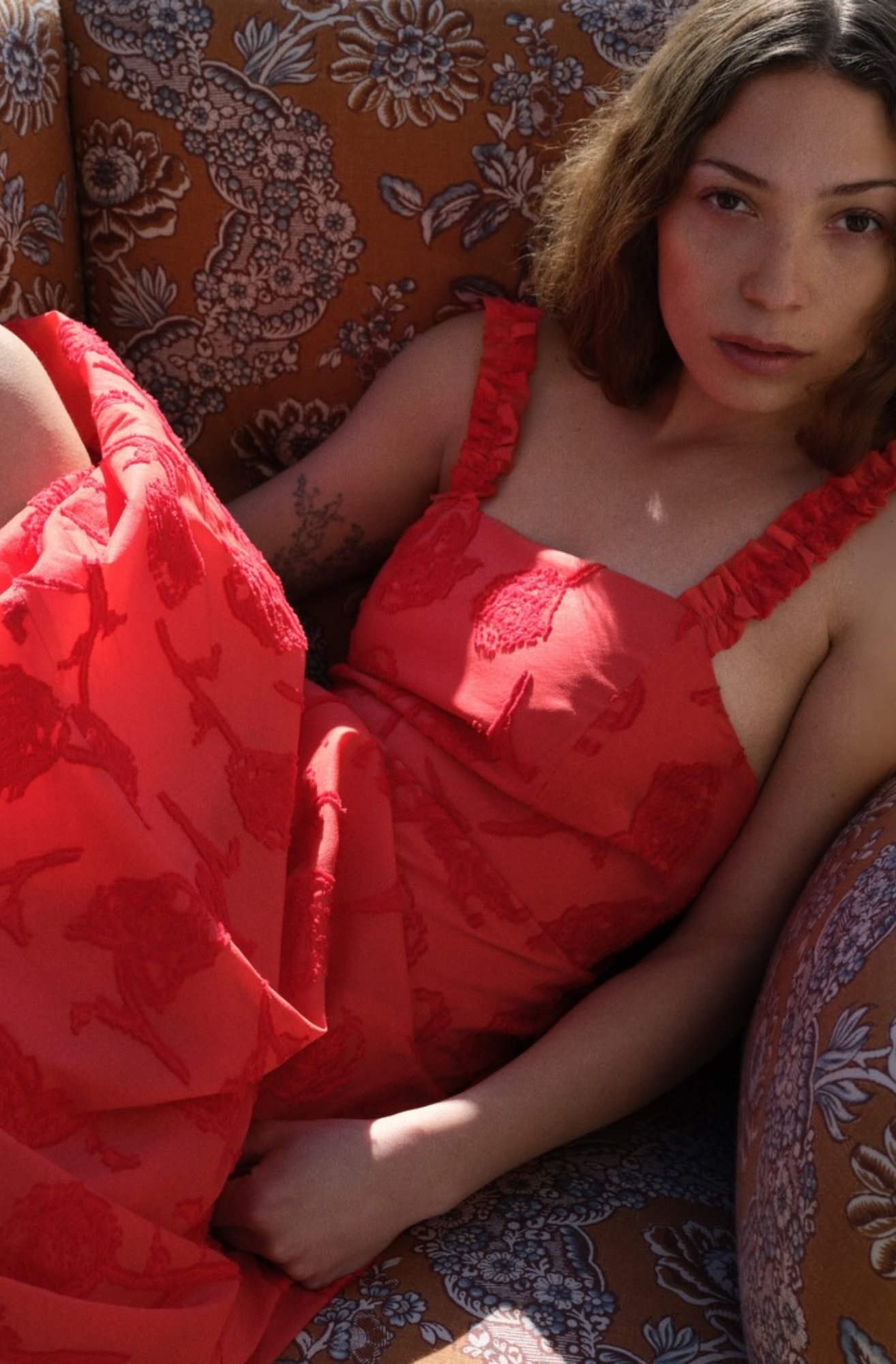TRANSPARENT FIL COUPE LONG BUBBLE DRESS