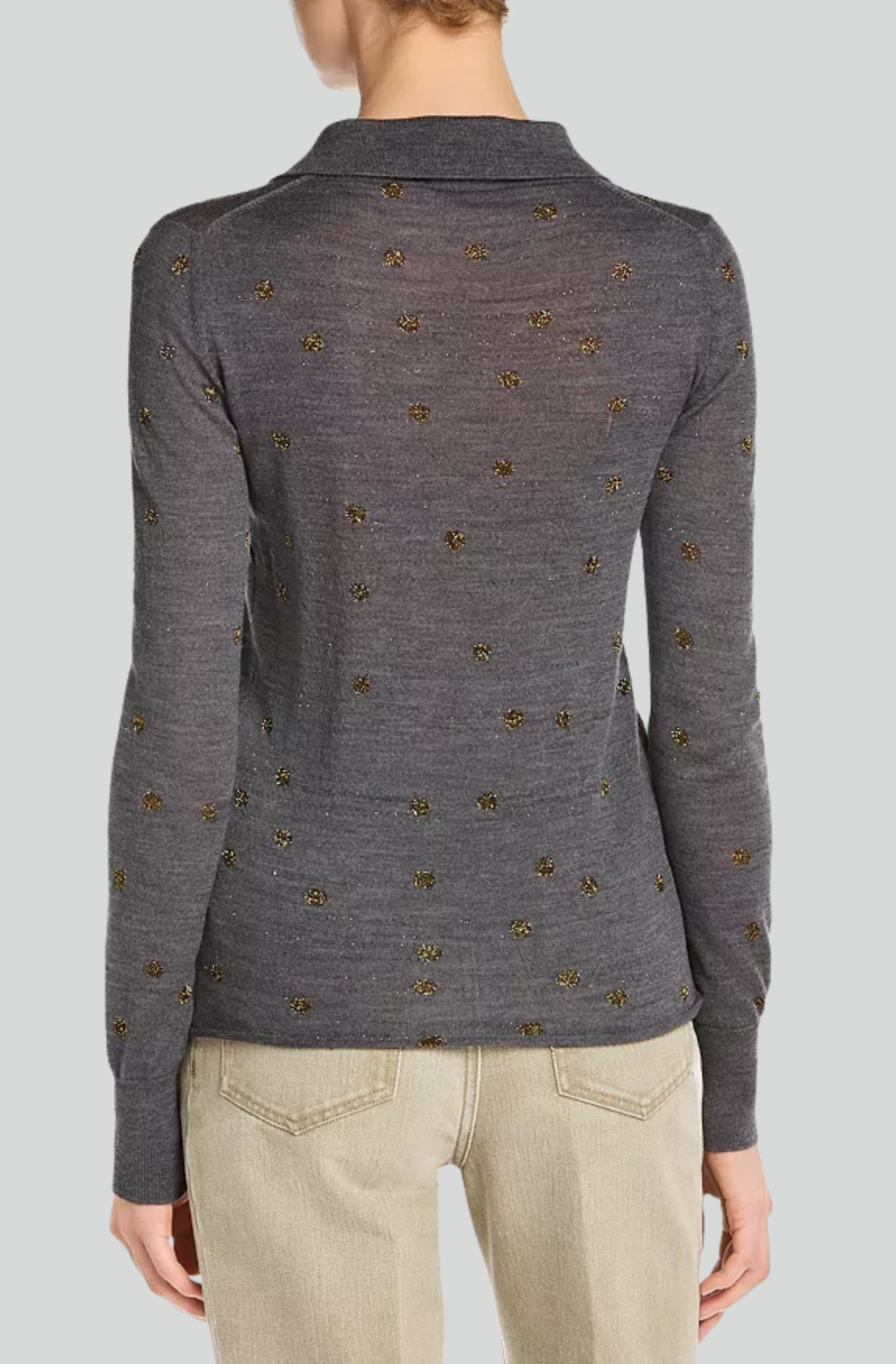 POLKA DOT KNIT POLO