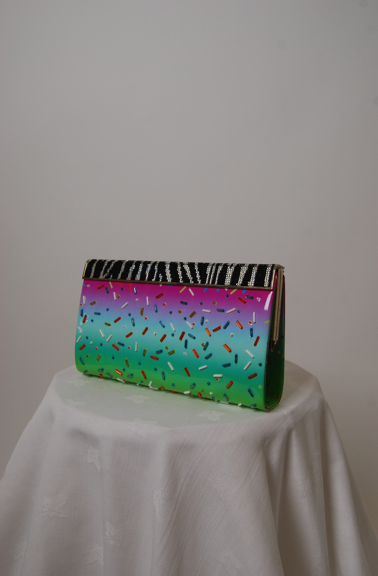JIMMY CHOO X ROB PRUITT COLLAB - SPRINKLE CLUTCH
