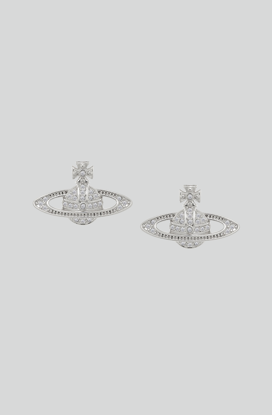 CARMELA BAS RELIEF EARRINGS - SILVER